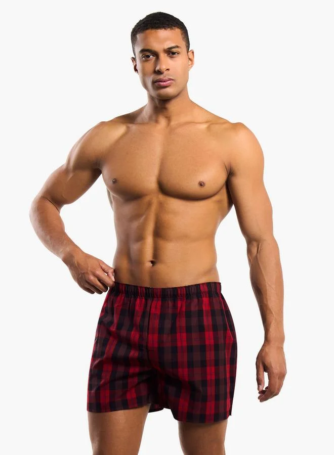 سبلاش فيڤ Men Printed Cotton Boxers - Pack of 2