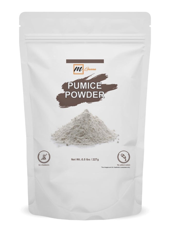 mGanna 100 Natural Pumice Powder 05 LBS for Facial Masks Skin Exfoliation Soap Making and other cosmetic formulations - Image 2