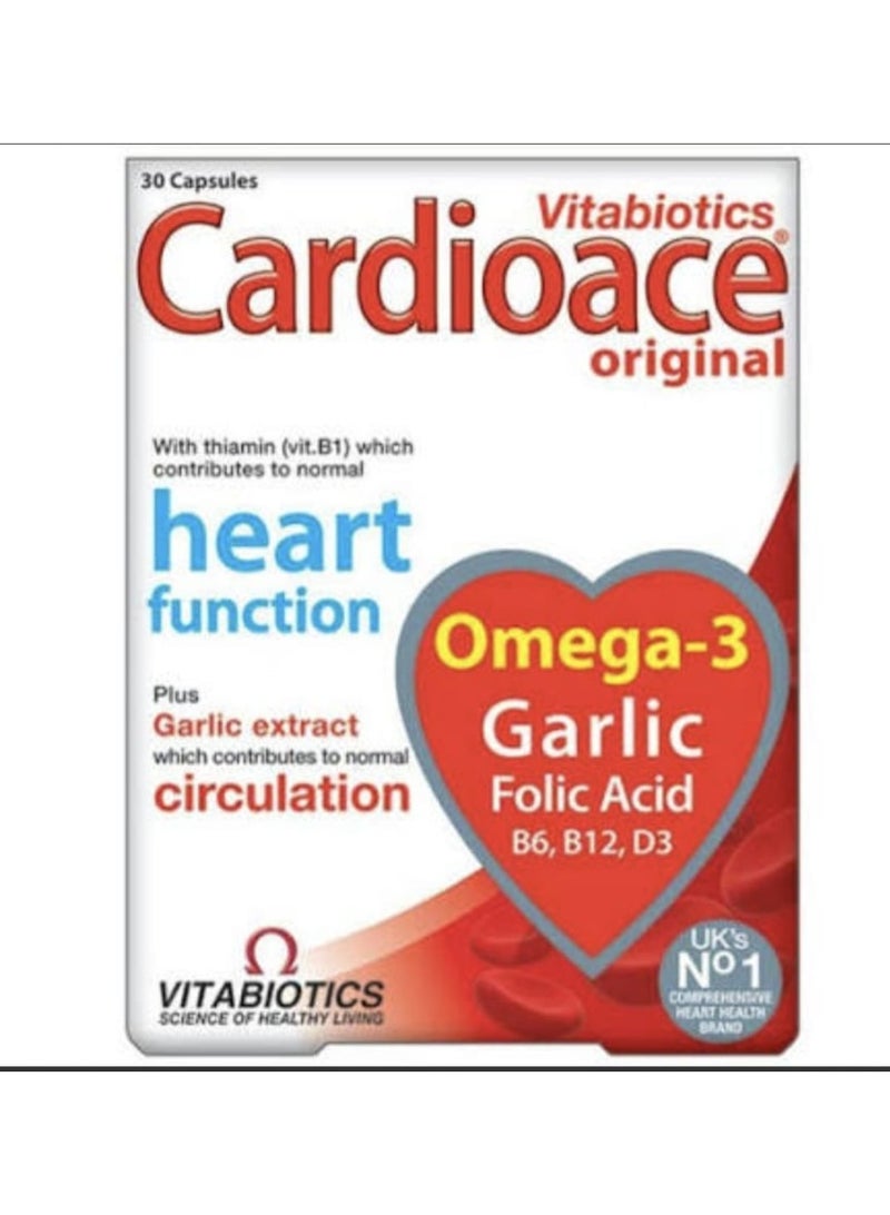 Vitabiotics Cardioace Original 30 Capsules