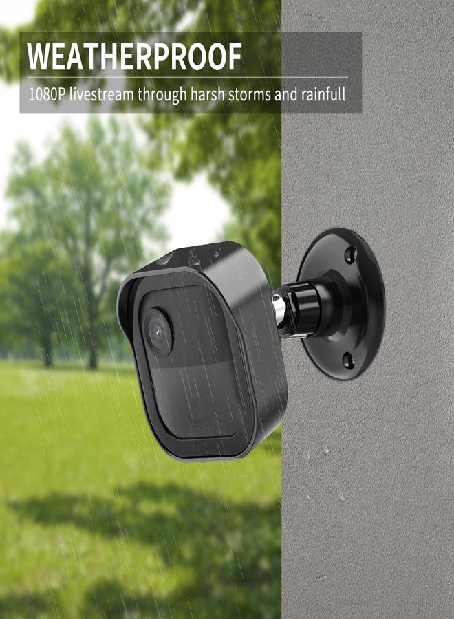 Pefecon All-New Blink Outdoor Camera Housing and Mounting Bracket, 3 Pack Protective Cover and 360 Degree Adjustable Mount with Blink Sync Module Outlet Mount for Blink Camera Security System (Black) - Image 5