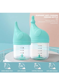 A.M Kitten Feeding Bottles - Newborn Animals Milk Bottles for Nursing, Cute Elephant Shape, Puppy Milk Feeder with Anti-choking Design, Soft and Durable Animal Nursing Bottle Pet Feeding Bottle (small)  - Image 4