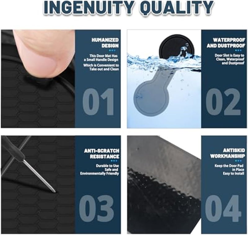 Vuzmode Non-Slip Rubber Mats for Toyota RAV4 2019-2024 - Image 4