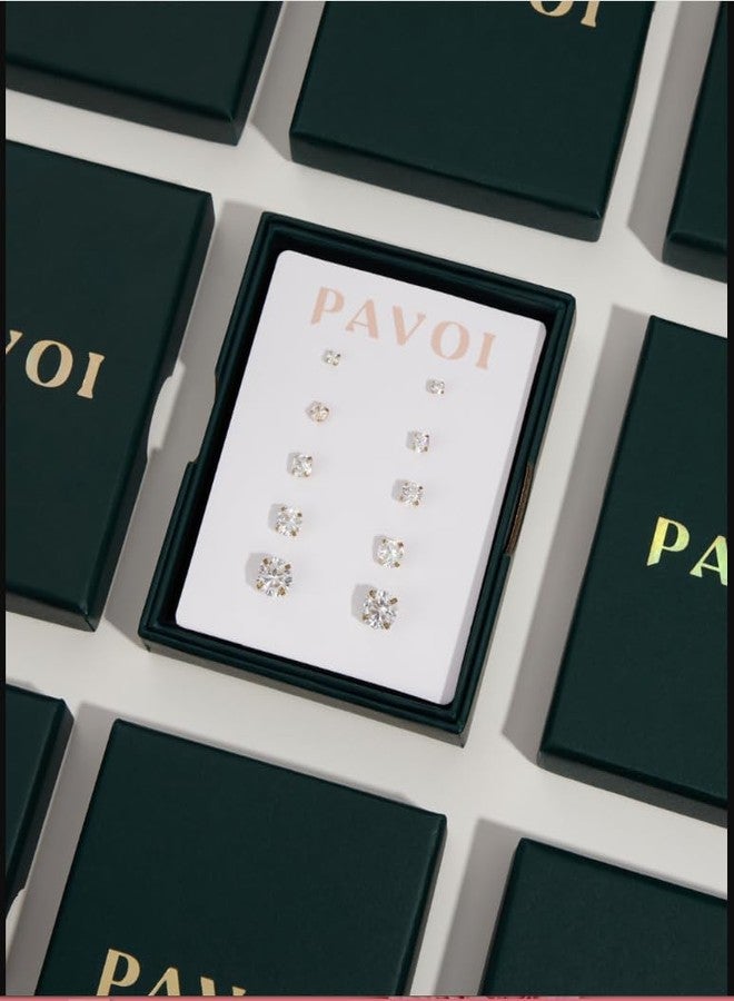 PAVOI 14K Yellow Gold Plated Two Toned Mixed Metals Diamond Shaped Dangle Pendant Necklace for Women with Cubic Zirconia | Geometric Necklace - Image 4