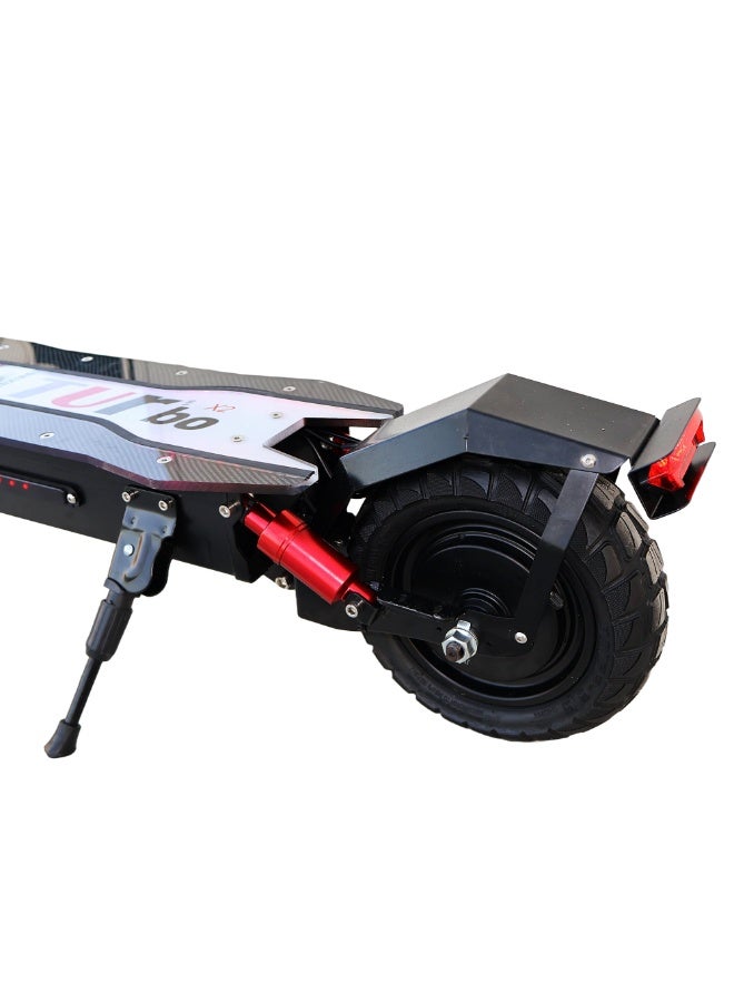 Chenxian CHENXIAN X2 Electric Scooter for Adults – 48V 13Ah Battery, 10" Tires, Dual Suspension, Foldable, Speedometer, Disc Brakes, LED & RGB Lights, 3-Speed Modes, Storage Bag – Urban Commuter Scooter  - Image 2