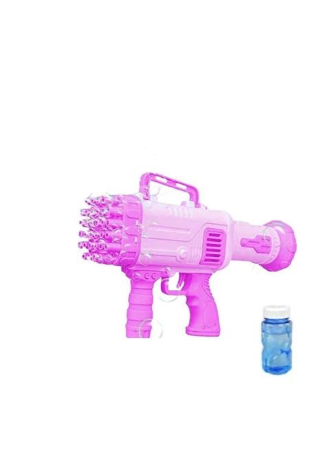 Plastic Bubble 32 Holes Toy Bubble Maker Bubble Machine [Battery Operated/NOT Included] Big Size, Machine with Bubble Solution, Bubble Makers for Kids.