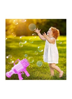 KIDSWAY Plastic Bubble 32 Holes Toy Bubble Maker Bubble Machine [Battery Operated/NOT Included] Big Size, Machine with Bubble Solution, Bubble Makers for Kids.  - Image 3