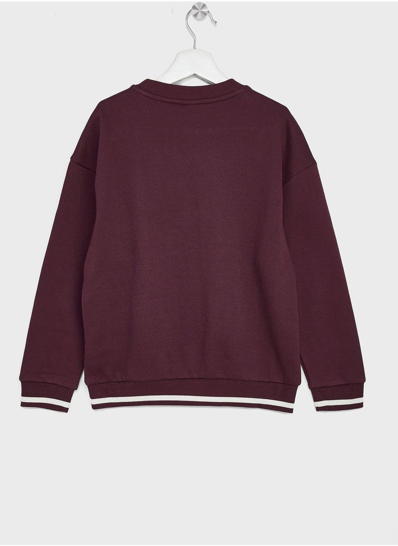 PUMA - Kids Squad Crew Sweatshirt - Image 1