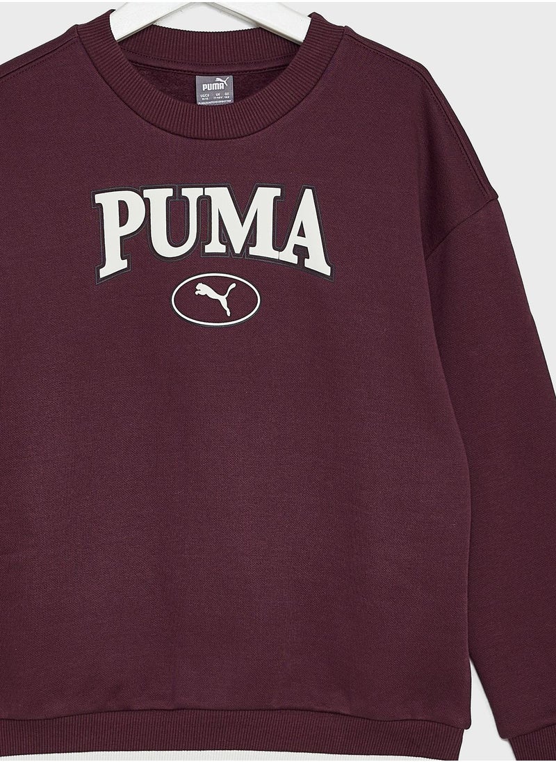 PUMA - Kids Squad Crew Sweatshirt - Image 1