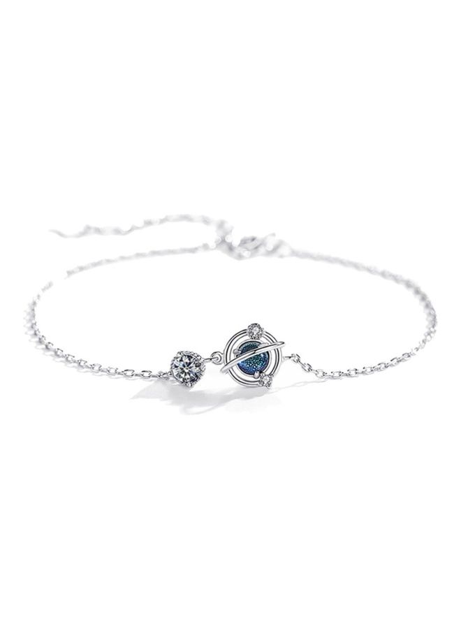 بيرفيي Rhodium Plated Cubic Ziron Stylish Bracelet - Image 1