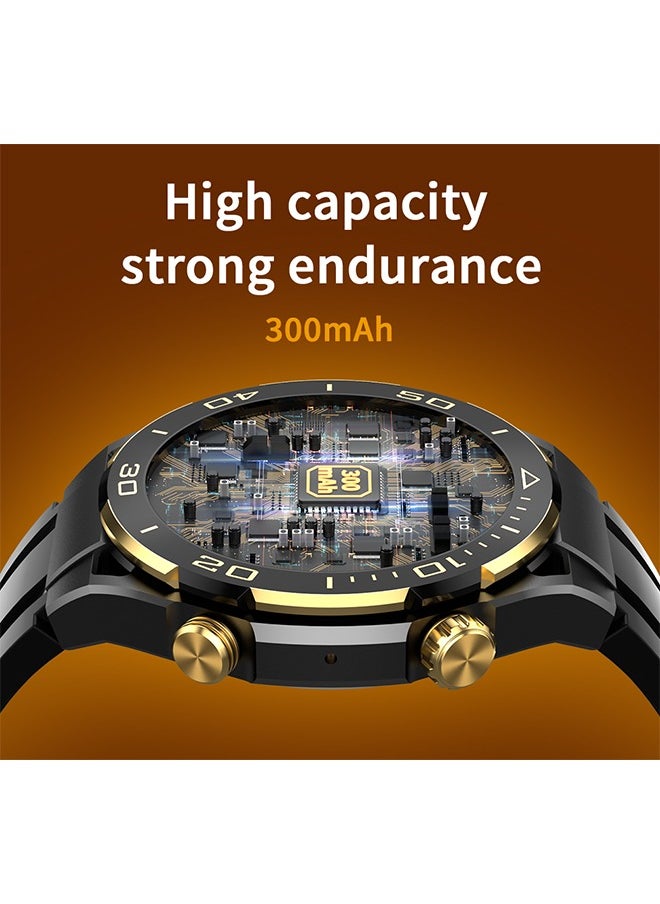 DAREU - Smart Watch 1.45" Smart Watches for Men, Bluetooth Call, AI Voice Assistant, Blood pressure/Blood oxygen/Heart Rate Monitor Monitoring Watch, Support Nfc + Additional Replacement Strap Android iOS - Image 1