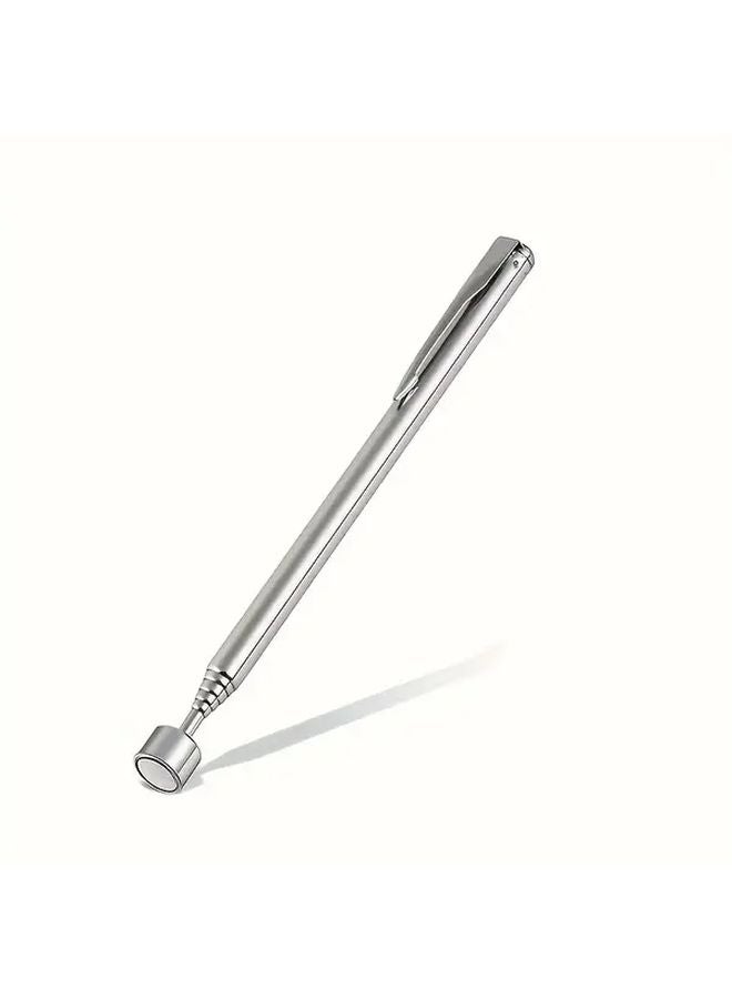 3 In 1 Telescopic Magnetic Grabler Tool Heavy Duty Stainless Steel Silvery 1 Piece - Image 1