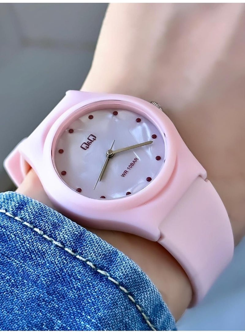 Q&Q Women's Waterproof Plastic Band Wristwatch  - Image 1