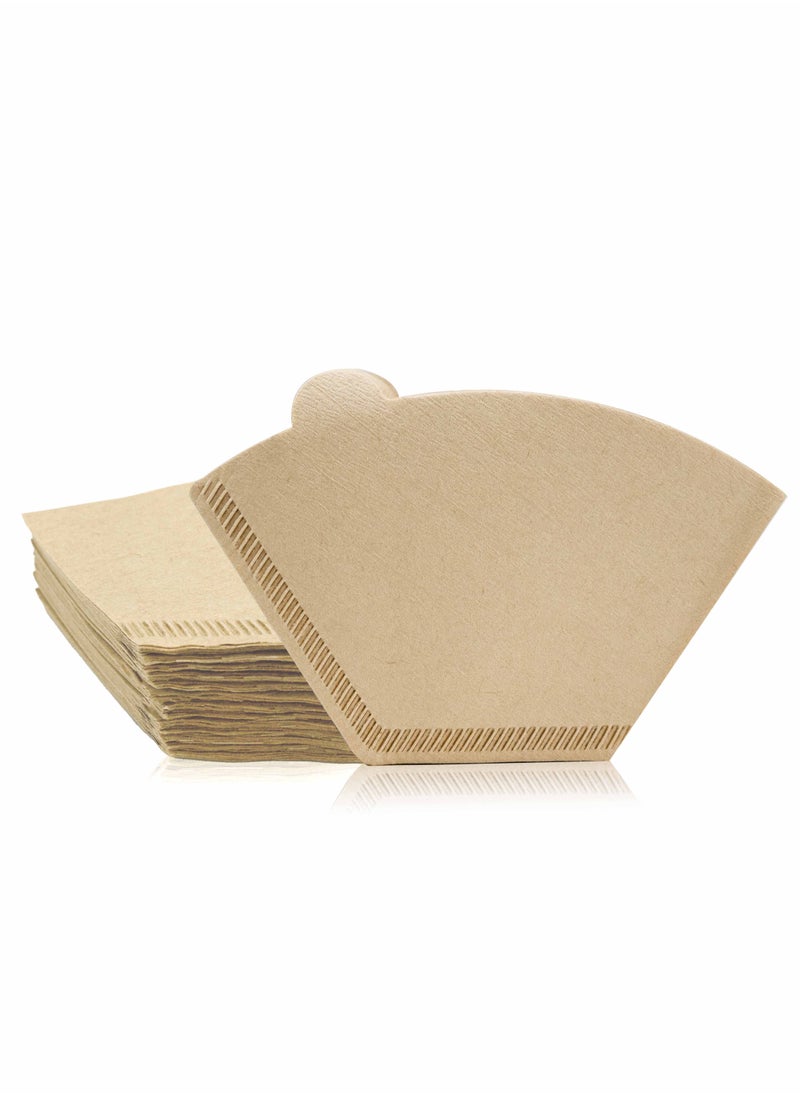 MIBRU Paper Coffee Filters No. 101 Brown 1-2 cups 100 Pieces  - Image 1