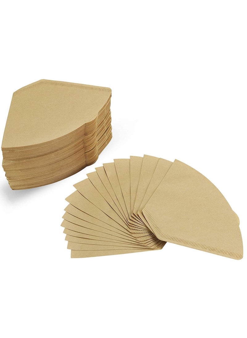MIBRU Paper Coffee Filters No. 101 Brown 1-2 cups 100 Pieces  - Image 3