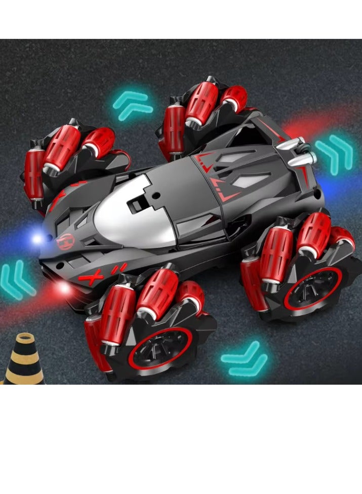 Rechargeable 360° Rotation Remote Control Car| Best Remote Control Drift Stunt Toy Car| Rechargeable Car for kids (Red colour)| Best RC toy car| Premium toy Car with  effect | Spray RC toy car| Off-  - Image 2