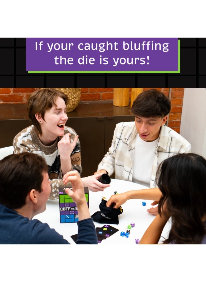 Gouda Games Cuff The Bluff - Fun Bluffing Dice & Card Game for Family Game Nights, Ideal for Kids, Teens & Adults, Gifts for Ages 12 and Up, Endless Laughter & Strategy - Image 4