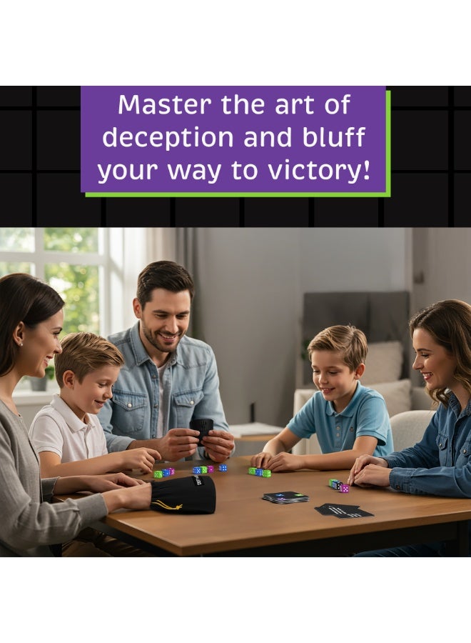 Gouda Games Cuff The Bluff - Fun Bluffing Dice & Card Game for Family Game Nights, Ideal for Kids, Teens & Adults, Gifts for Ages 12 and Up, Endless Laughter & Strategy - Image 2