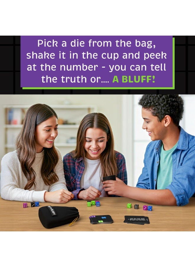 Gouda Games Cuff The Bluff - Fun Bluffing Dice & Card Game for Family Game Nights, Ideal for Kids, Teens & Adults, Gifts for Ages 12 and Up, Endless Laughter & Strategy - Image 3