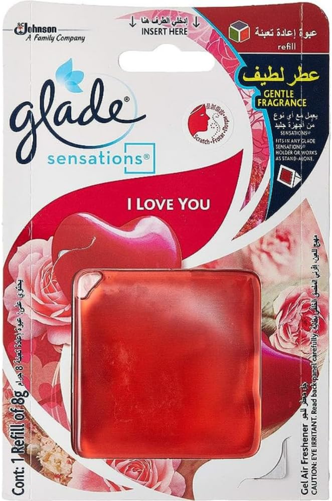 Air Freshener Sensation with "I Love You" Scent, Car Freshener, 8gm