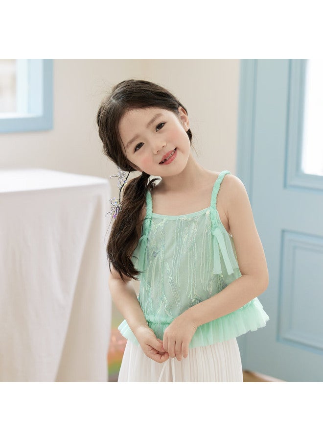 Luson Children's Performance Costume Set, Mermaid Princess Dress, Lightweight Summer Style For Girls, New Desig - Image 2