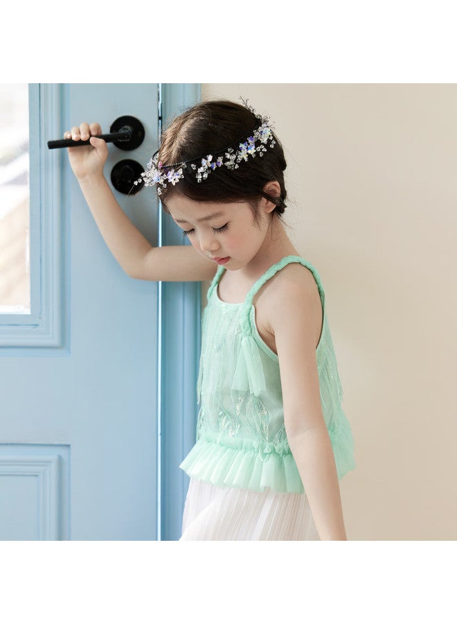 Luson Children's Performance Costume Set, Mermaid Princess Dress, Lightweight Summer Style For Girls, New Desig - Image 4