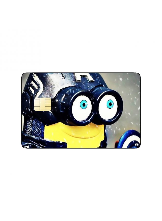 RKN PRINTED BANK CARD STICKER Animation Stuart From Minions By Illumination - Image 1