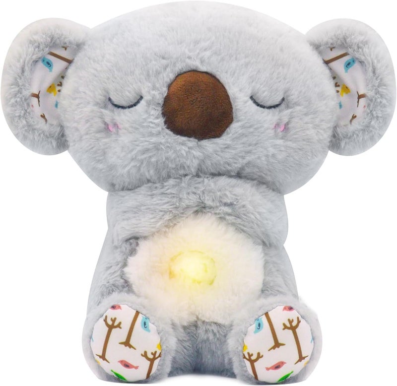 rytopt Breathing Stuffed Animal No Breathing Movement in Its Abdomen Koala Stuffed Animal 4 Gear Adjustment Volume Control with Music Lights - Image 2