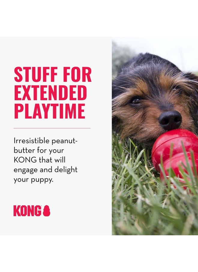 Kong - KONG Classic Stuffable Dog Toy Easy Treat Peanut Butter Spray - Fetch & Chew Toy for Dogs - with Dog Toy Filler Treat - for Hours of Fun & Enrichment - 8 oz - for Large Dogs - Image 1