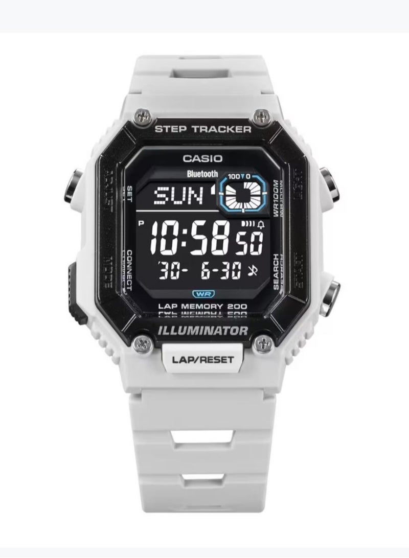 CASIO Digital Steps Tracker Resin Band Watch WS-B1000-8BVDF - Image 3