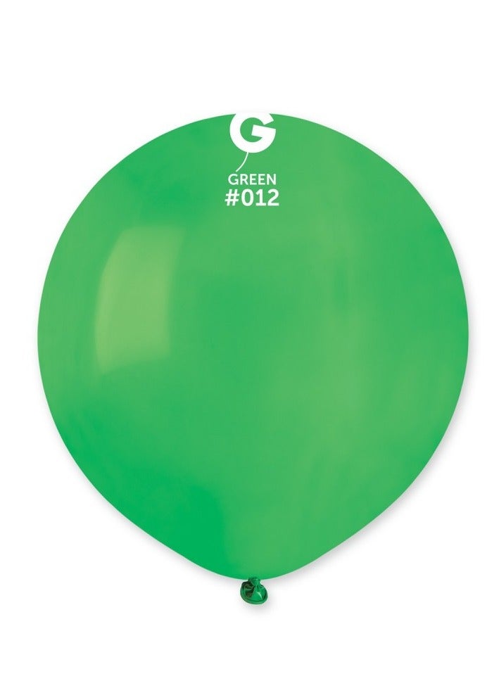 Gemar 19" Standard Green Latex Balloon 10Ct - Image 1
