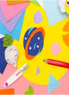 Generic Felt Fabric Sheets, 40pcs Craft Felt Fabric Sheets Felt Stiff Fabric Square, Non-Woven Felt Sheets for Kids, DIY Sewing Crafts, Patchwork  - Image 3
