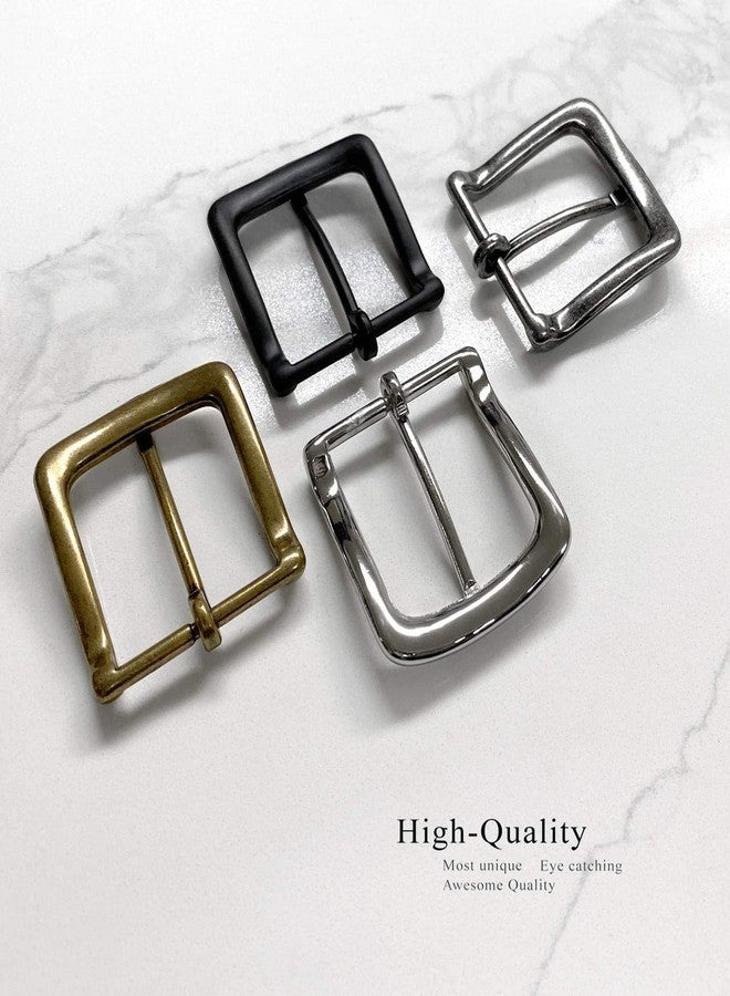 Belts.com Nickel Polished finish Standard Metal Buckle - Fits 1-1/2"(38mm) Wide Belt Straps - Image 3