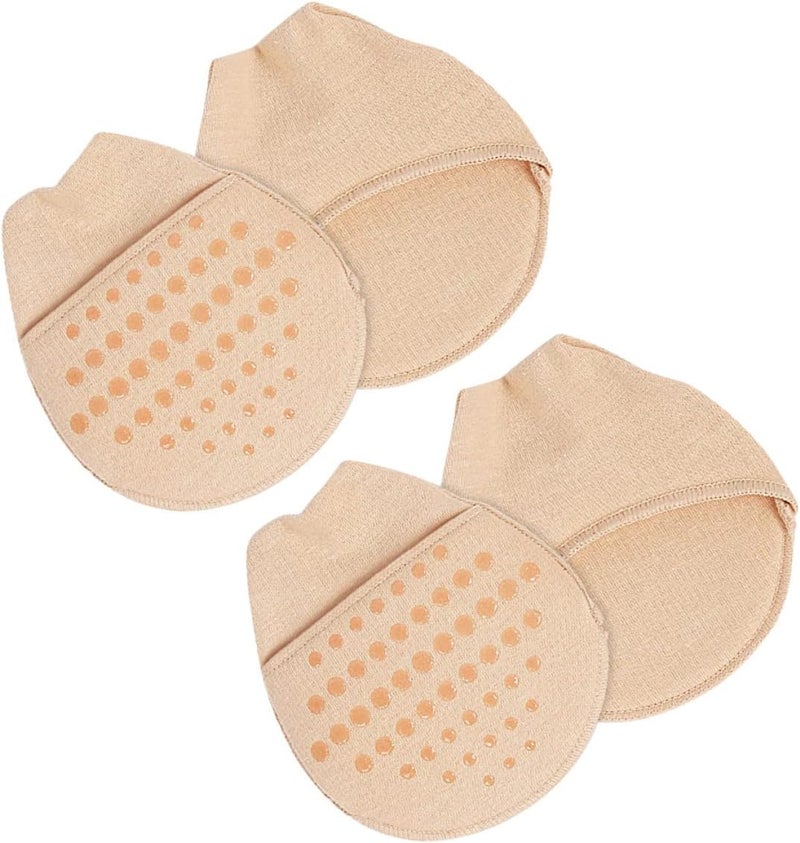 cheekyglo 4 Pairs Toeless Boots Cushion Relief Slings Front Sleeve Arthritis Pad Anti- Foot of Heels Filler Lady Adjustable for Invisible Big Blister Liner Non Flats Sandals Gel Slip - Image 4