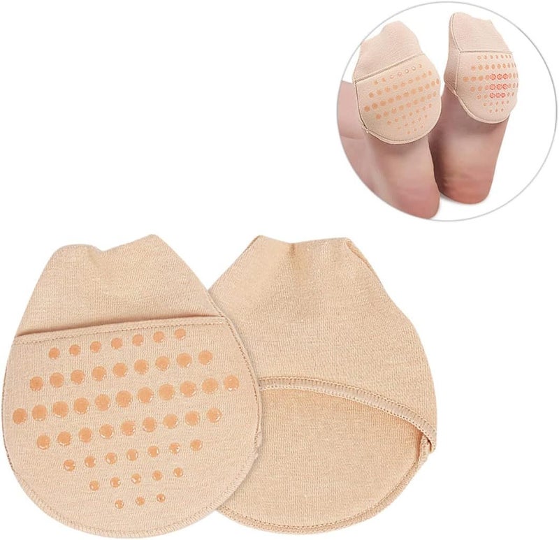 cheekyglo 4 Pairs Toeless Boots Cushion Relief Slings Front Sleeve Arthritis Pad Anti- Foot of Heels Filler Lady Adjustable for Invisible Big Blister Liner Non Flats Sandals Gel Slip - Image 3