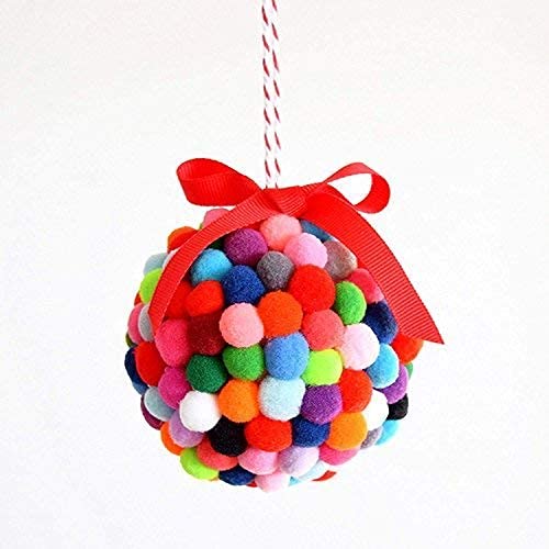SCHUBERT Round Shaped Pompom Mixed Color Soft Fluffy for Art & Craft, Party Decoration, Handicrafts (Size 2CM / Approx. 500 PCS) - Image 4
