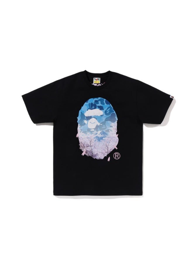 BAPE تي شيرتات للرجال والنساء ملابس عصرية قطن قابلة للتنفس - Image 1