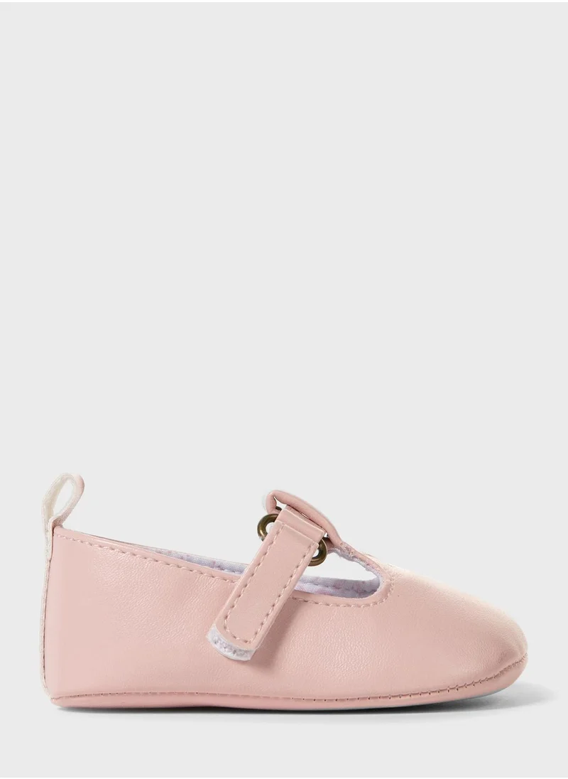 Zippy Infant Single Strap Velcro Ballerinas