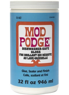 Mod Podge Dishwasher Safe, Gloss Finish, 32 Fl Oz, Clear  - Image 1