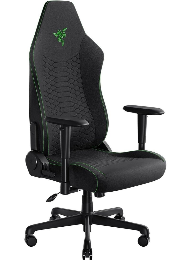 RAZER Iskur V2 X Gaming Chair, Ergonomic 6‑D Adjustable Lumbar Support, High-Density Foam, 4D Armrests, Steel Frame, 152° Recline, Up to 136kg, EPU Leather, PC & Console Chair, Black | RZ38-05310100-R3G1 - Image 1