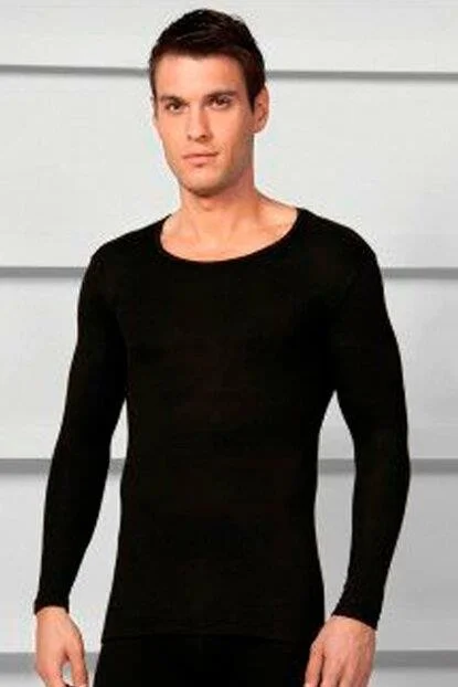 جولدن باي 2518 Men's O Neck Long Sleeve Top Thermal Warm Underwear