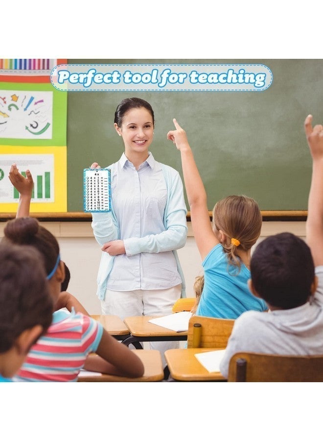 1 Pack of 13 Multiplication Flashcards with 2 Dry Erase Markers and 2 Rings Multiplication Flashcards Math Flashcards Educational Timetable Flashcards for 1st to 3rd Grades Fun Learning with Math Game - Image 3