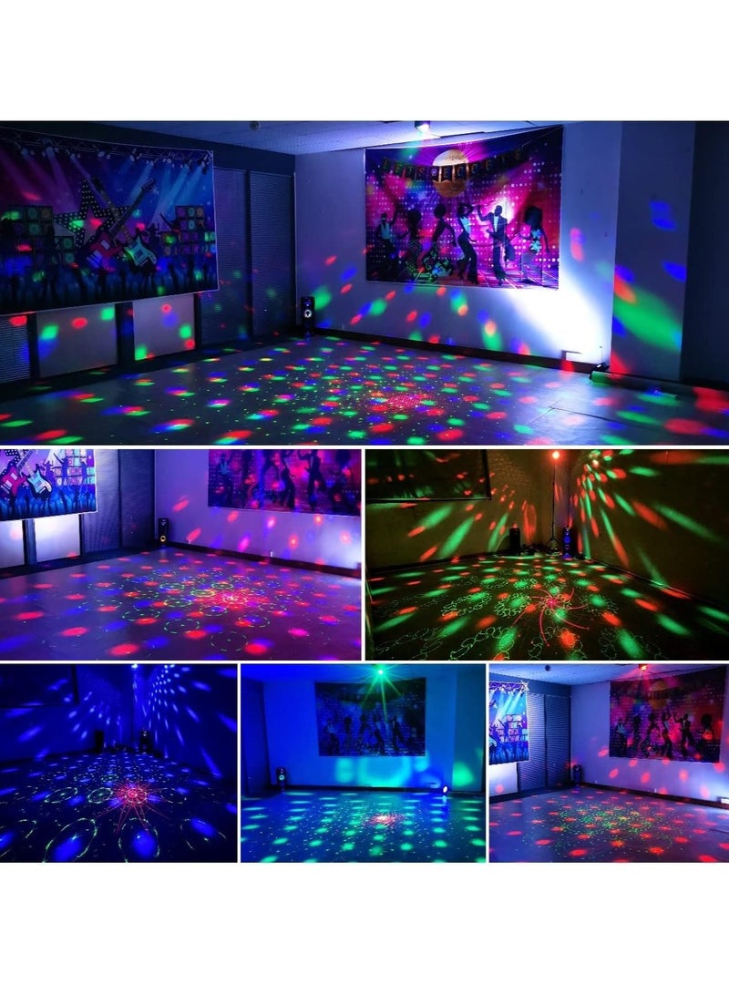 Party Light, Ball Light With Pattern Projection, Sound Activate Projector Lamp, Durable Portable RGB Colored Strobe Stage Lighting For Parties Birthday Weddings  - Image 2