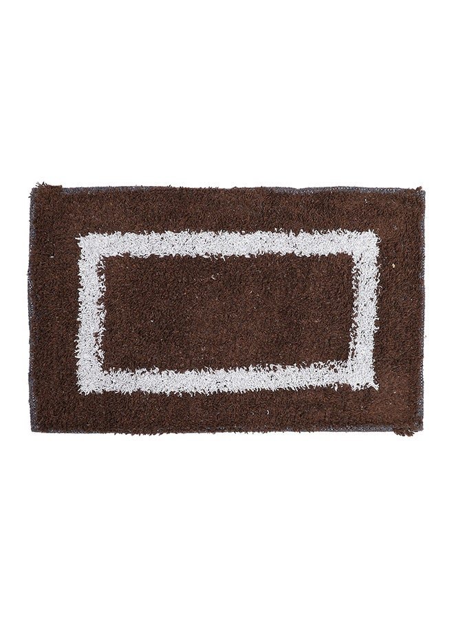 Status Status Contract Microfiber Soft and Super Absorbent Door Mat/Bath Mat-38X58 CM (DKBrown)  - Image 2