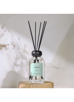 Amara Amara Reed Diffuser Noir | Luxury Scented Diffuser for Home | Rich Smoky Fragrance Aromatherapy Natural Room Freshener Long Lasting Elegant & Mysterious Scent 200 ml  - Image 1