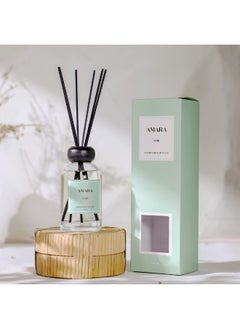 Amara Amara Reed Diffuser Noir | Luxury Scented Diffuser for Home | Rich Smoky Fragrance Aromatherapy Natural Room Freshener Long Lasting Elegant & Mysterious Scent 200 ml  - Image 3