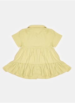 LC WAIKIKI Shirt Collar Short Sleeve Baby Girl Dress  - Image 2