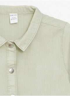 LC WAIKIKI Shirt Collar Short Sleeve Baby Girl Dress  - Image 2