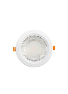 COB LED Downlights Ceiling White Light 3000K 20W 1800LM, AC 220-240V, Cut Φ175mm, IP44 Ultra Slim LED Recessed Ceiling Lights for Bathroom Bedroom Kitchen Living Room, Not Dimmable