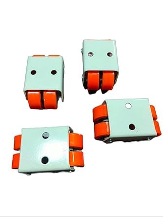APURK Portable Roller Wheels Heavy Duty 300 kg Load Capacity Furniture Pads Office Trolley Wheel Caster for Table 300Kg CapacitySet of 4 WHEELES - Image 3