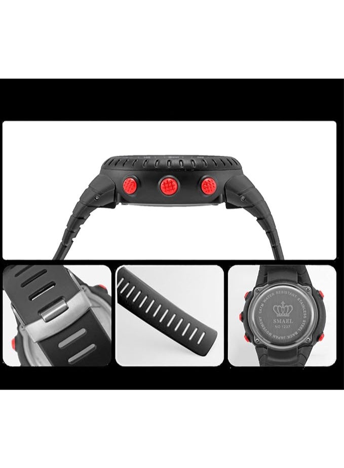 Smael Sport Watch For Men Digital Plastic - sm1237 - Image 4
